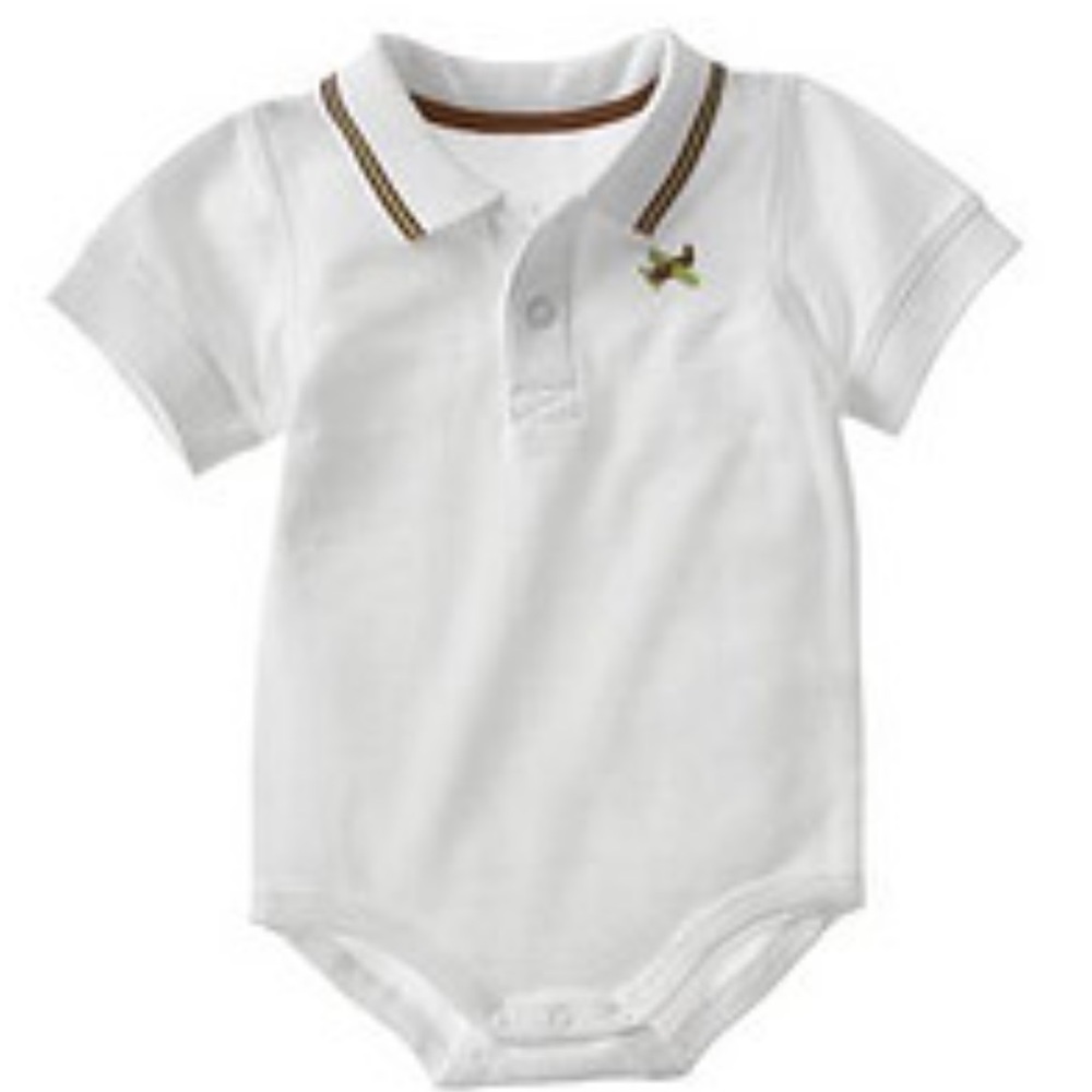 Gymboree Aviator White Airplane Bodysuit Onesie Size 3T